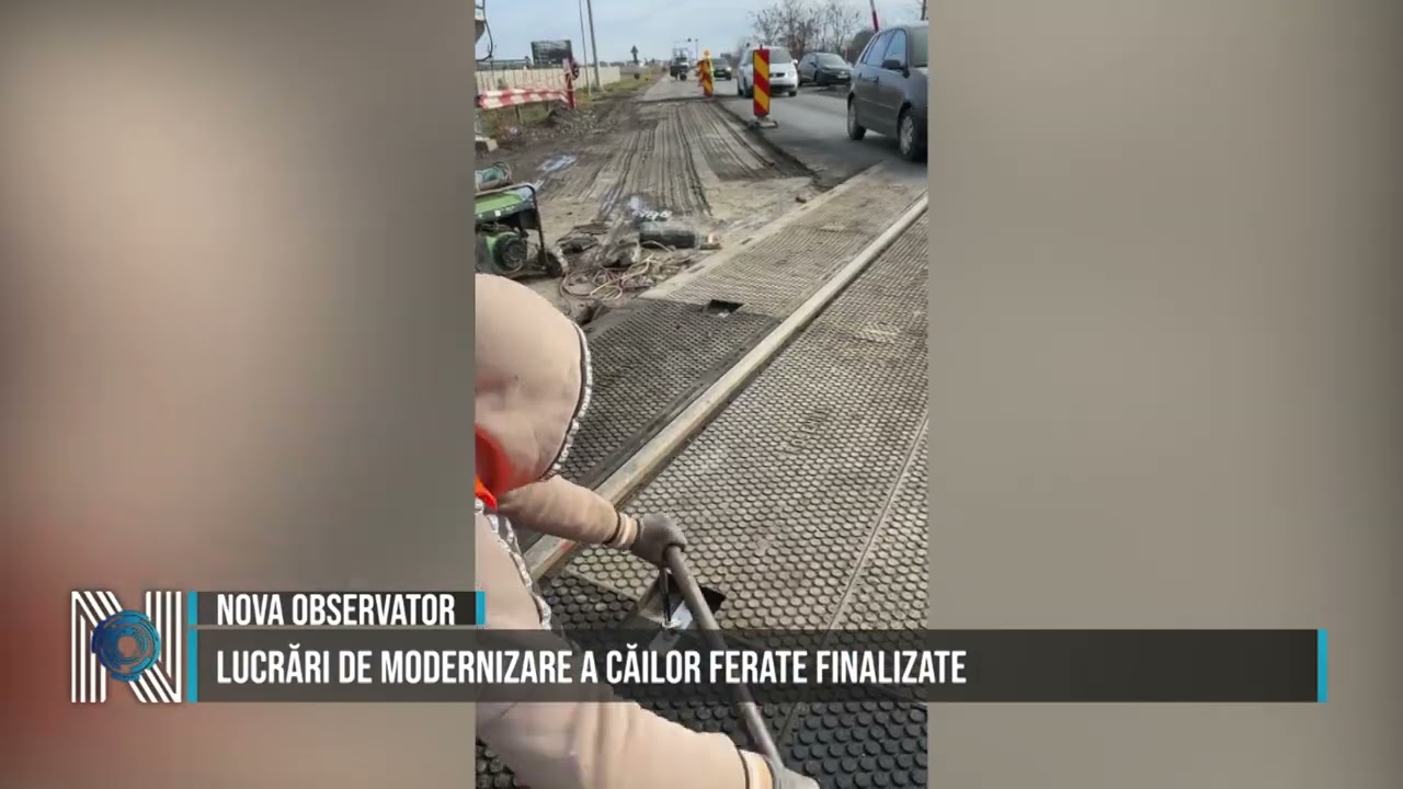 Lucrări de modernizare a căilor ferate finalizate