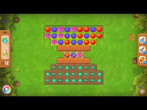 Gardenscapes level 120 - 12 Moves - No Boosters