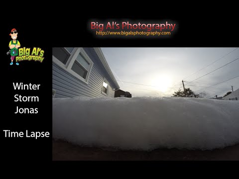 Time Lapse of Snow Melting After Winter Storm Jonas