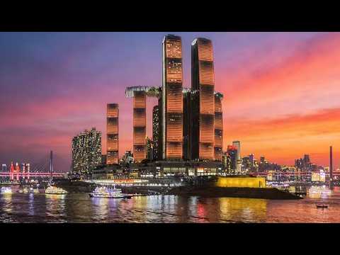 Live: Breathtaking night scenery of Chongqing from Chaotianmen Port