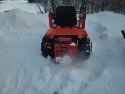 Gravely 20G is great in winter, loader is perfect