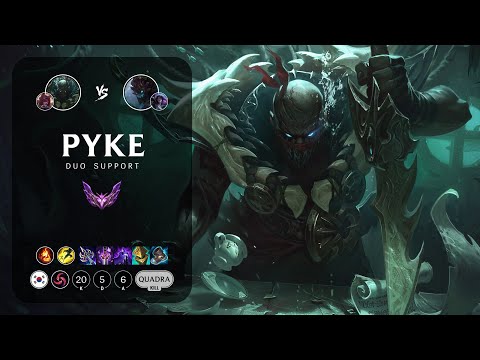 Pyke Support vs Maokai - KR Master Patch 14.5
