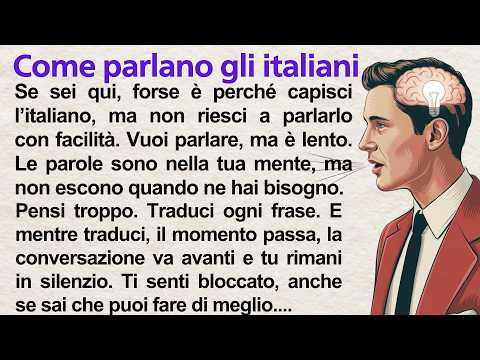 Don’t Translate! Speak Italian Naturally 🇮🇹 | Italian Story for Beginners (A1–A2) | Italiano Tales
