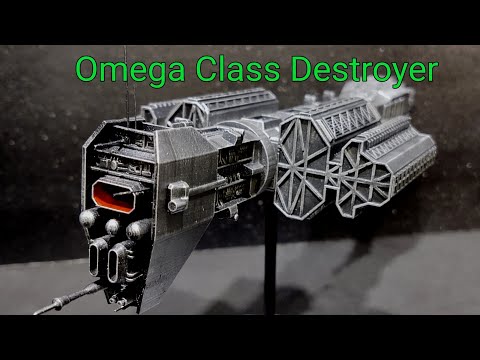 Babylon 5 Omega Class Destroyer 3D printed model