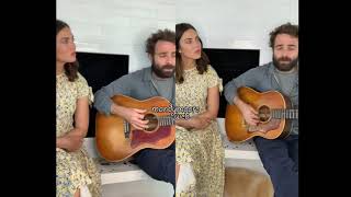 Mandy Moore and Taylor Goldsmith (Dawes) - &quot;Stories Don’t End&quot; - Instagram Live