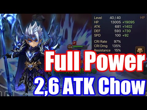 【Summoners War RTA】The Full Power Chow, is he useful in this season???