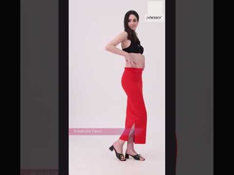 Polyester Spandex Women Red Saree Shapewear at Rs 180/piece in Surat