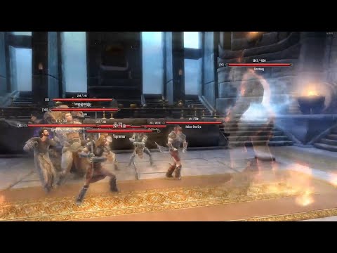 Skyrim Battles - Karstaag vs. The Hall of Valor & The Ebony Warrior