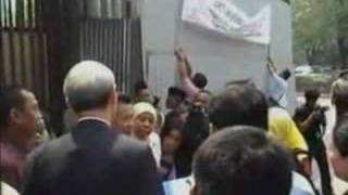 Rawagede Widow in Netherlands Embassy in Jakarta