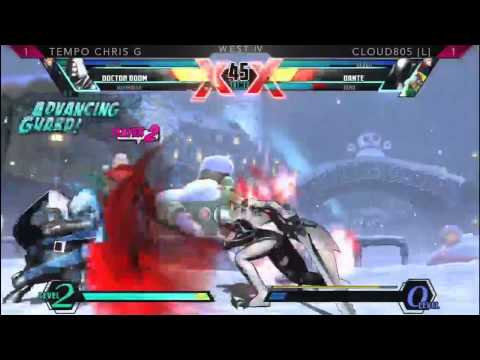 UMVC3 Curleh Mustache West IV GF   KIT Cloud 805 vs Tempo Chris G