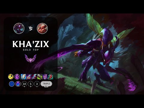 Kha'Zix Top vs Vladimir - EUW Master Patch 13.1