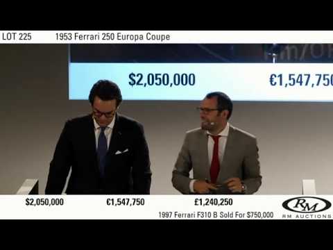 Thumbnail for Ferrari 250 Europa Coupe hammers for $2.5m+ USD by Ferrari 250 Europa