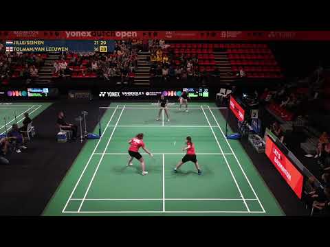 Match point - Jille / Seinen vs Tolman / Van Leeuwen - WD, SF - Dutch Open 2023