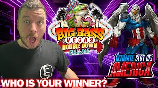 Big Bas Vegas vs Ultimate Slot of America! Who Wins? 200 Spins Each
