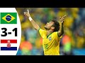 Brazil vs Croatia 3-1 | Neymar jr First World Cup Match (2014)
