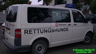 preview picture of video '[E] - RETTUNGSHUNDE MIT HUNDEFÜHRER IM SUCHEINSATZ | Suche nach vermisster Person in Leinfelden'