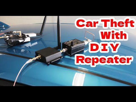 Relay attack real device! Car Theft with DIY Repeater Amplifier - Let's see how we can prevent this