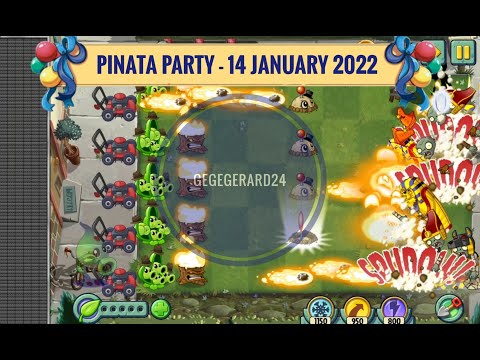 Plants vs. Zombies 2 - Pinata Party  - 14 Jan 2022