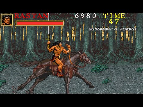 Warrior Blade: Rastan Saga Episode III Longplay (Arcade) [QHD]