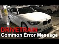 BMW Drivetrain Malfunction (Error) Drive Moderately Problem. Information Video.