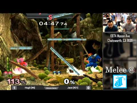 Melee at JJ's #25 - HugS (Samus) vs. Jace (Falcon) - Winners Semis