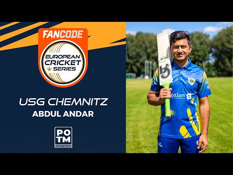 POTM: A.Andar - USGC vs FBL | Highlights | FanCode ECS Dresden, 2022 Day 6 | ECS22.480