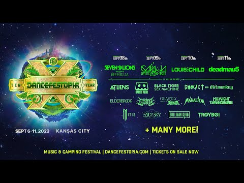 Dancefestopia 2022 Lineup Out Now!