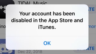 How to Fix Your Account Has Been Disabled in The App Store and iTunes