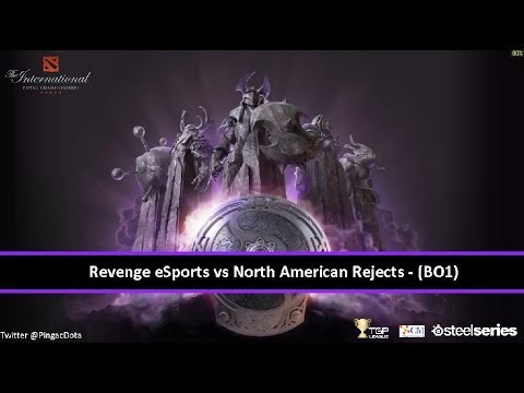 Dota2 - Revenge eSports vs North American Rejects [Ti4] Caster Pingac