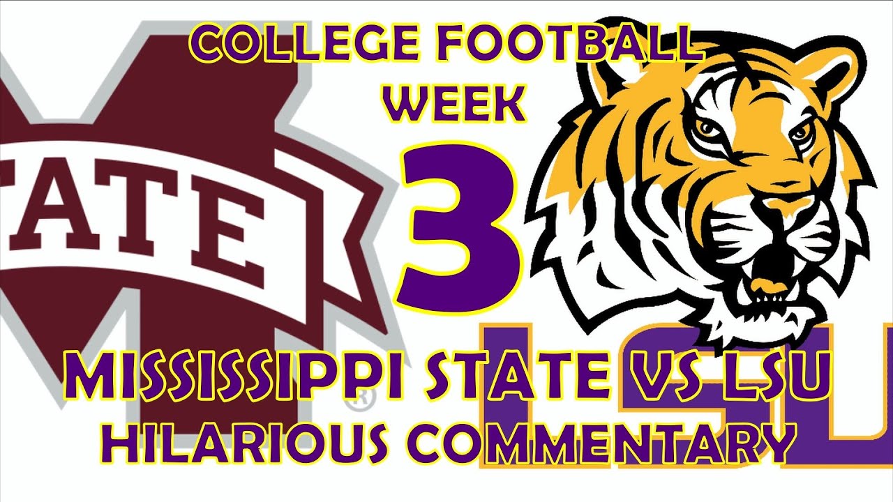 How To Train Bulldogs: College Football WEEK 3 MISSISSIPPI ST vs LSU Hilarious Commentary