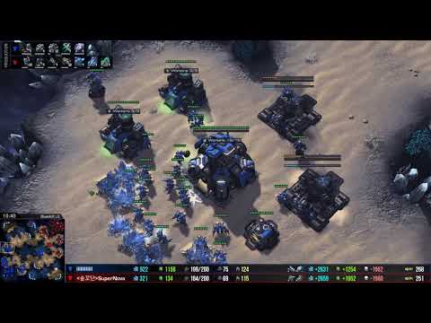 Starcraft 2 - CLOSEST TVT? - TIME vs SuperNova on Blueshift