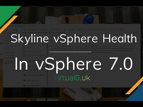 Skyline vSphere Health in VMware vSphere 7.0