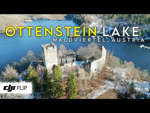 Austria: Ottensteiner Stausee & Lichtenfels Castle (4K, Drone/DJI Flip)