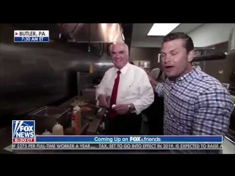 Rep. Mike Kelly Cooks Breakfast at Mac's Cafe in Butler, PA on Fox & Friends