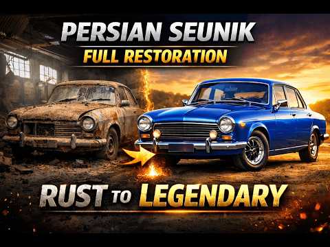 Abandoned Persian Seunik FULL Restoration – From Rusted Ruin to Legendary Revival