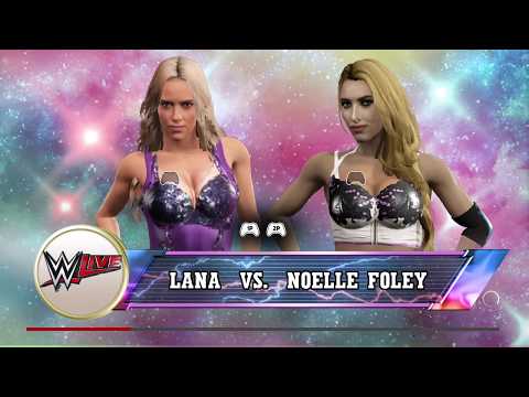 WWE Wild Cats Part 1 - Noelle Foley vs Lana