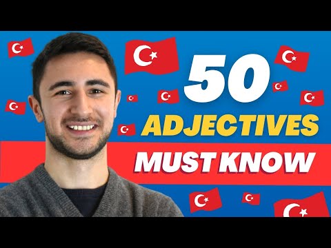 50 Essential Turkish Adjectives for Complete Beginners