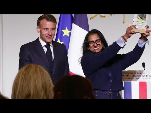 Video | Author Nathacha Appanah wins '2025 Goncourt Prize for High School Students' | AFP