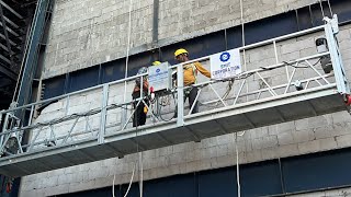 Set up of Anti Tilt function of Suspended Rope Platform which cuts of motor after an angle Hindi