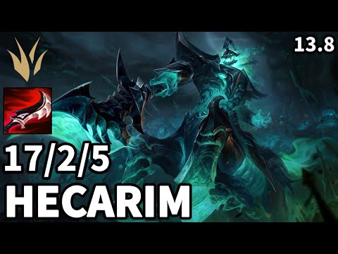 Hecarim Jungle vs Gragas - EUW Challenger | Patch 13.8