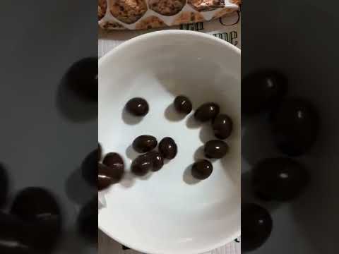 ASMR Cadbury Dark Chocolate Almonds #shorts #asmr