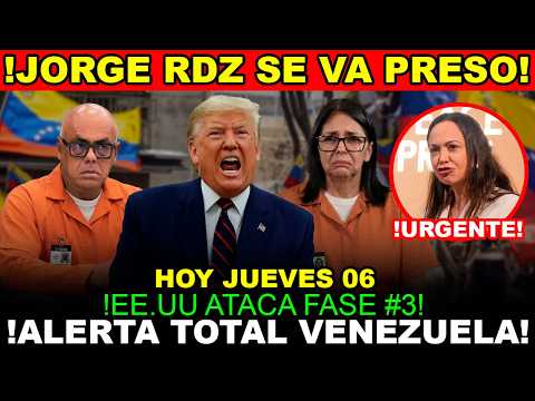 🚨 ALERTA VENEZUELA 🚨 EE.UU ATRAPA A JORGE Y DELCY RODRIGUEZ, INICIA LA FASE #3 Y EL RÉGIMEN SUFRE!