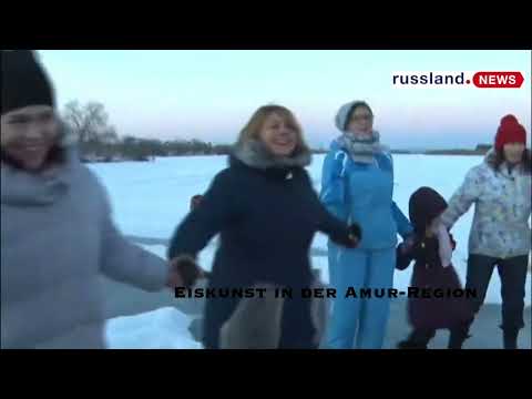Eiskunst in der Amur Region