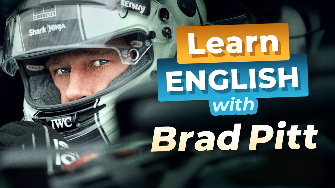 Learn English with BRAD PITT — Formula 1
