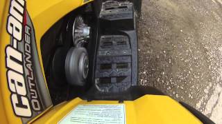 Can am outlander max 800 engine brake malfunction pt 2