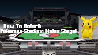 Super Smash Bros. Brawl: How To Unlock Pokemon Stadium Melee Stage!