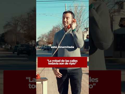 "La mitad de las calles todavía son de ripio"