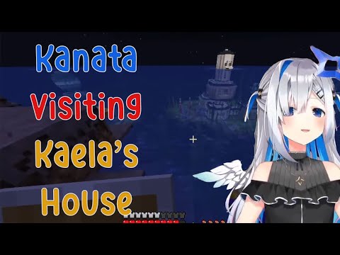 Kanata Visiting Kaela's House in Hololive New Minecraft Server!!!