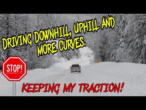 WINTER SNOW STORM | DRIVING FROM DEADWOOD TO SPEARFISH SOUTH DAKOTA | WINTER ICY ROAD.
