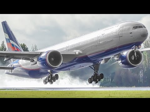 32 VERY CLOSE UP TAKEOFFS at AMS | 747 777 A350 | Amsterdam Schiphol Airport Plane Spotting